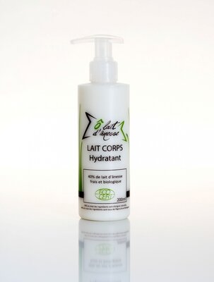 Lait corps hydratant au lait d'ânes