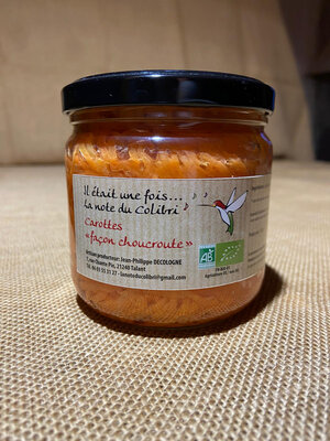 Carotte 'façon choucroute'