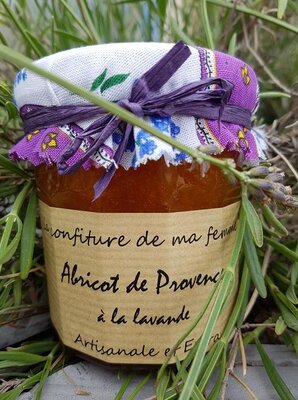 Confiture abricot lavande