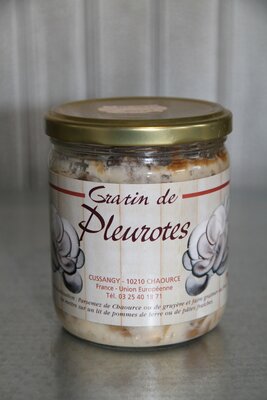Gratin de pleurotes gris 350 g