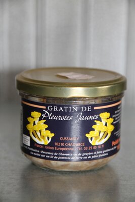 Gratin de pleurotes jaunes 180 g