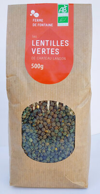 Lentilles vertes bio