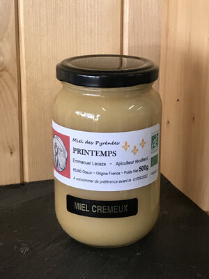 Miel crémeux de printemps