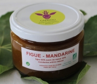 Confiture figue mandarine bio