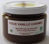 Confiture figue vanille caramel ''bio''