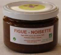 Confiture figue noisette ''bio''