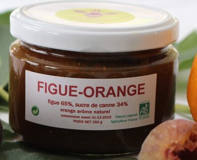 Confiture figue orange ''bio''