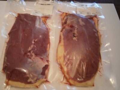 2 magrets frais de canard de barbarie