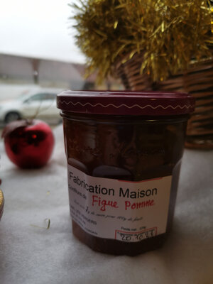Confiture de figues et pommes