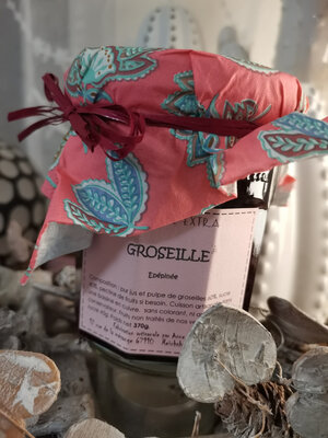 Confiture de groseilles épépinées