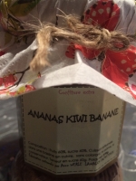 Confiture ananas-kiwi-banane