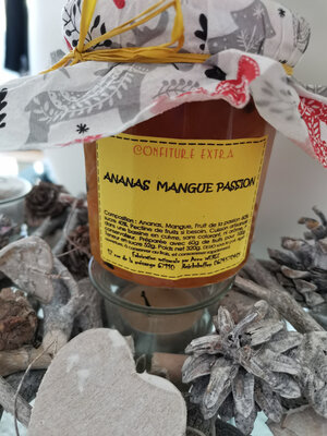 Confiture extra ananas-mangue-passion
