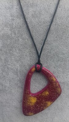 Collier effet émaillé