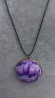 Collier makumé violet