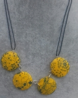 Collier screen jaune