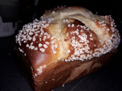 Brioche  nature sucre grain (pur beurre 82%)