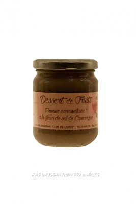 Purée de pommes caramélisées sel de camargue