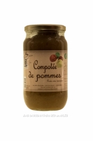 Compotée de pommes bio 820g