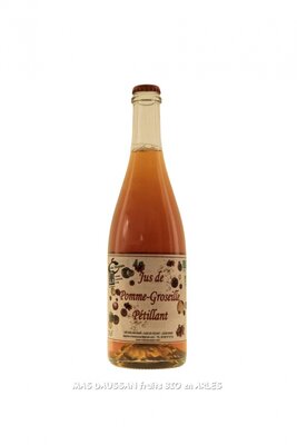 Pétillant pomme-framboise bio sans alcool 75cl
