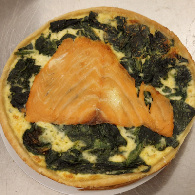 Quiches épinard saumon fumé