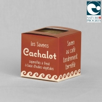 Savon au café tendrement torréfié, cube 5cm - emballé