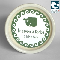 Le savon à barbe à l'aloe vera