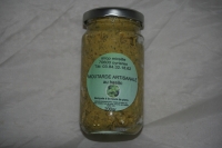 Moutarde artisanale au basilic pot de 200gr