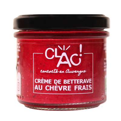 Crème de betterave au chèvre frais