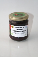 Confiture melon aux fruits rouges