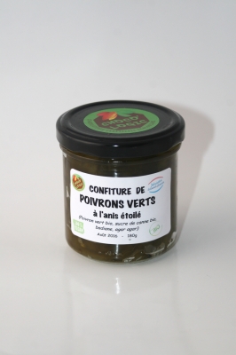 Confiture poivrons verts