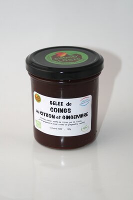 Gelée coings au citron et gingembre