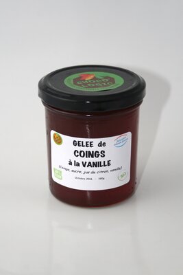 Gelée coings à la vanille