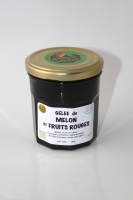 Gelée melon aux fruits rouges