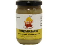 Purée de fruit-pomme/rhubarbe - 220g