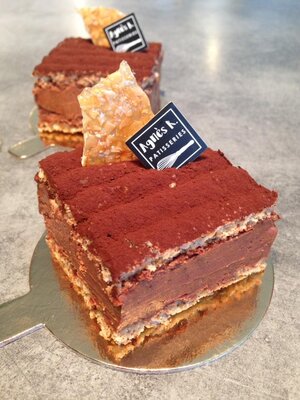 Dacquoise chocolat-café x 2