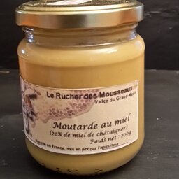 Moutarde 'blanche' au miel de châtaigner