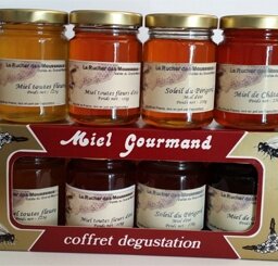 Coffret cadeaux '4 miels du soleil'