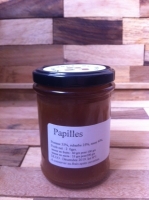 Confiture ' papilles', pomme-rhubarbe.