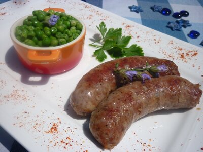 Saucisses confites