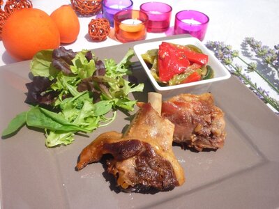 Manchons de canard confit 