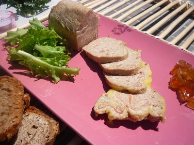Cou de canard farci au foie gras 50%