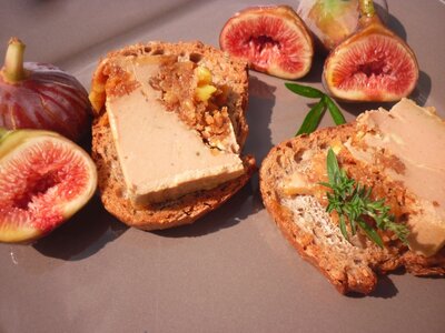 Bloc de foie gras de canard aux figues