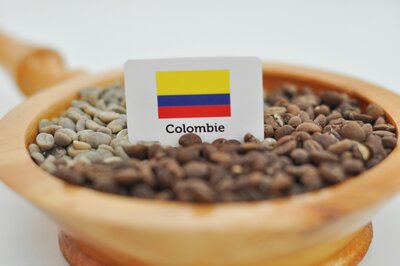 Café de colombie - région huila - arabica caturra - en grains
