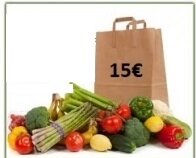 Panier de légumes à 15