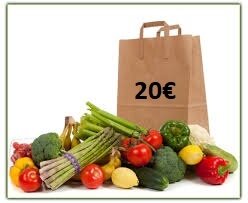 Panier de légumes à 20