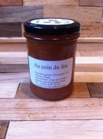 Confiture ' au coin du feu ',prunes-pomme-cannelle.