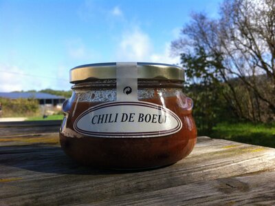 Conserve de chili de boeuf