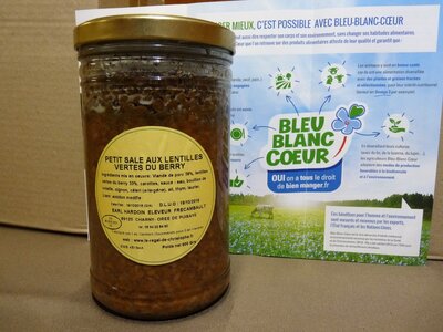 Petit salé 900gr bleu-blanc-coeur