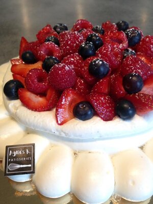 Pavlova aux fruits rouges x 4