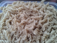 Pâtes fraîches fusillis natures